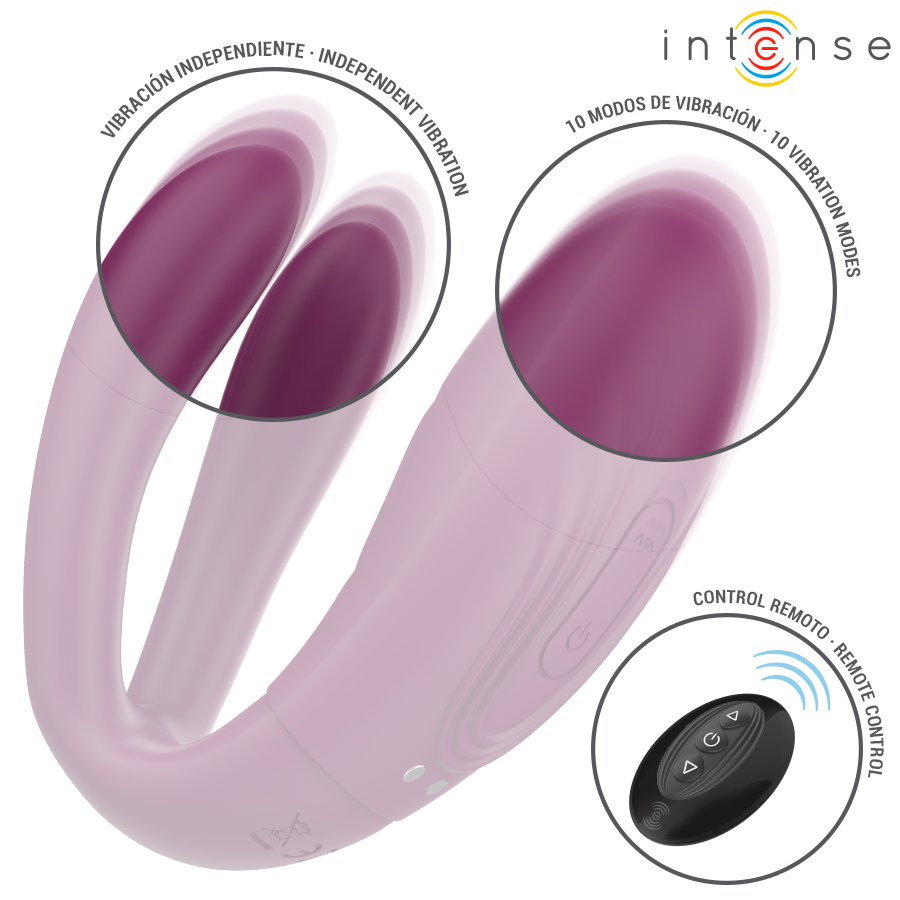 Intense Sandra – Klappenvibrator mit Klemmstimulator, FB