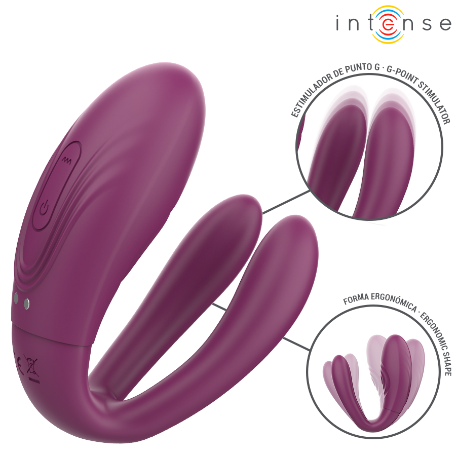 Intense Sandra – Klappenvibrator mit Klemmstimulator, FB