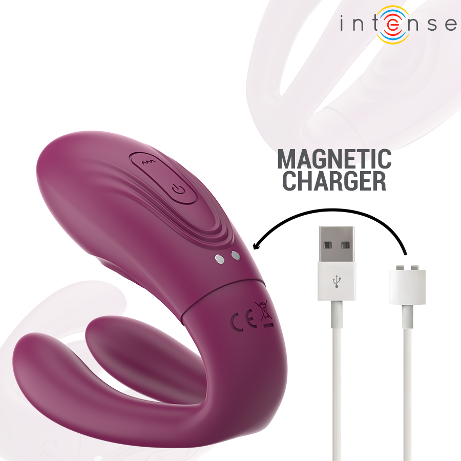 Intense Sandra – Klappenvibrator mit Klemmstimulator, FB
