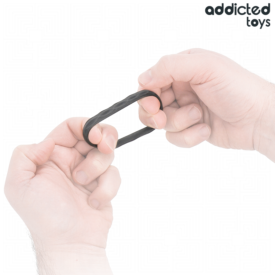 Addicted Toys Structured Cock Ring Set – 4 Groessen