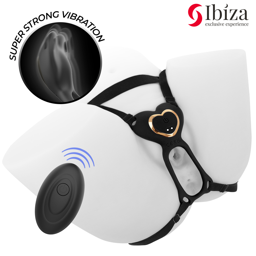 Ibiza Herz-Panty-Vibrator – Paarvibrator mit Fernbedienung