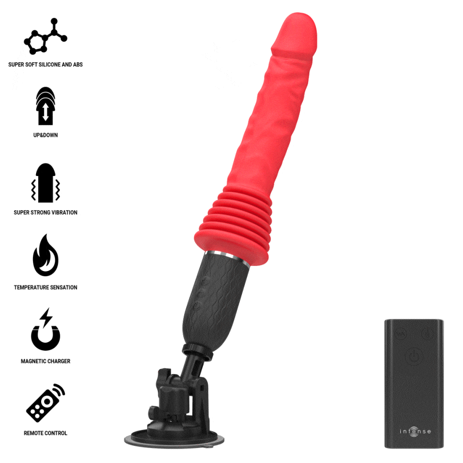 Intense Cynthia – Stoss-Vibrator mit Fernbedienung & Waerme