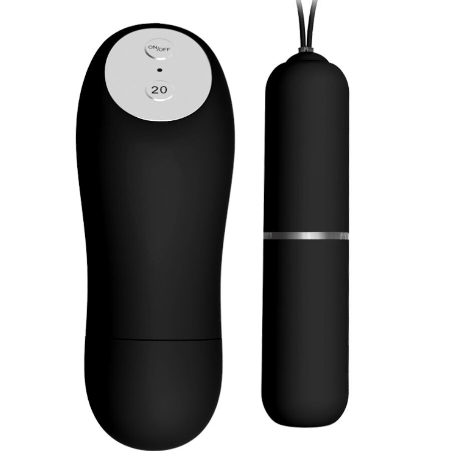 Baile – Stringtanga mit Vibrationskugel und Fernbedienung, Schwarz