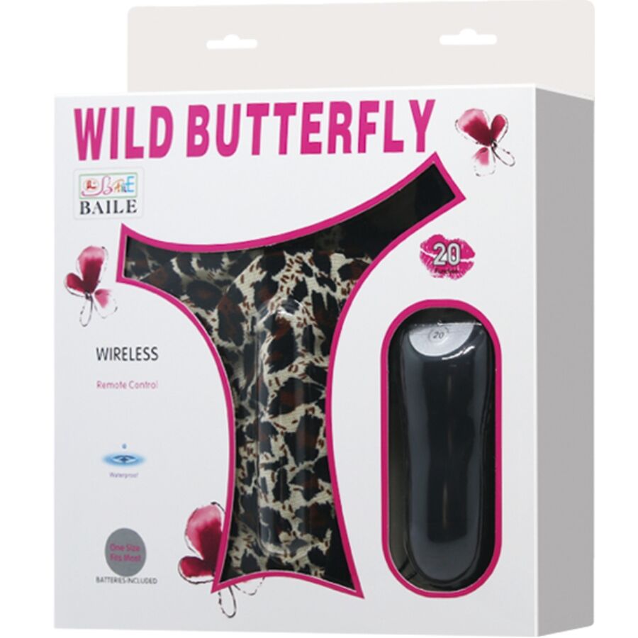 Baile – Stringtanga mit Vibrationskugel und Fernbedienung, Schwarz