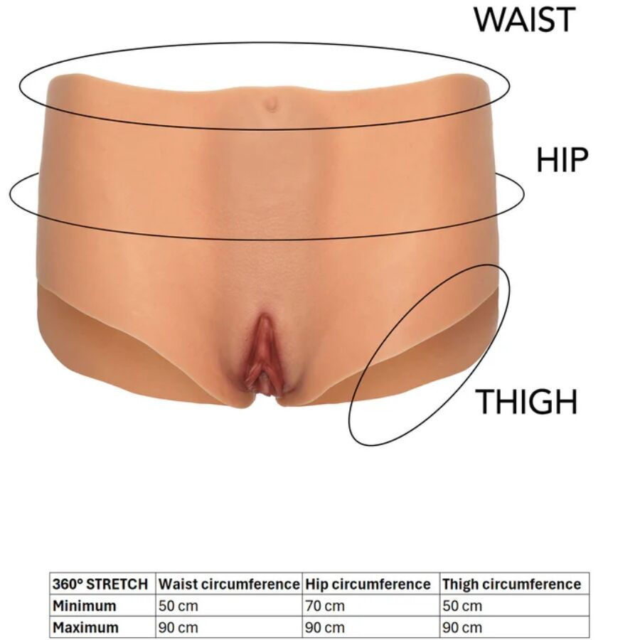 Hidden Alter Ego Offene Vagina & Anus Short Mittelgrosser Taille