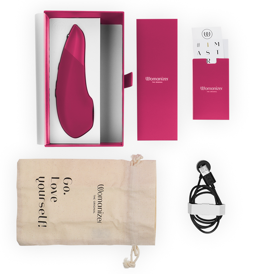 Womanizer Premium Eco – Klitorisstimulator, Leuchtend Rosa