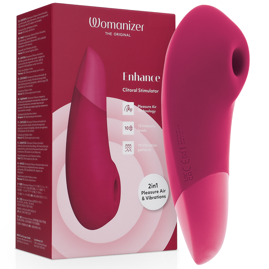 Womanizer Premium Eco – Klitorisstimulator, Leuchtend Rosa