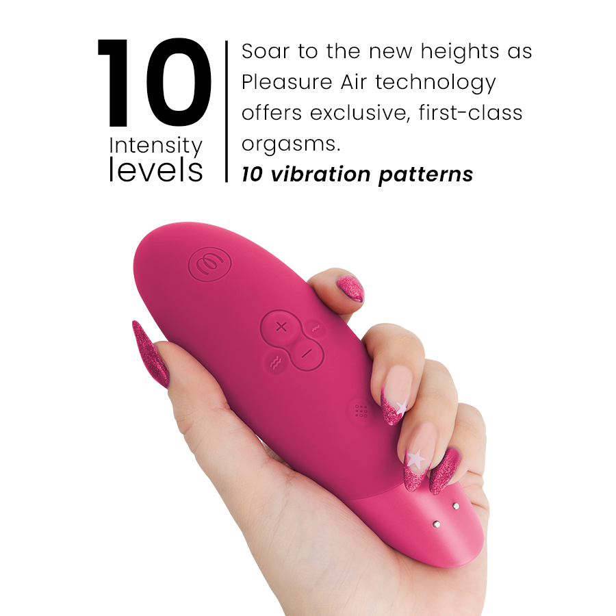 Womanizer Premium Eco – Klitorisstimulator, Leuchtend Rosa