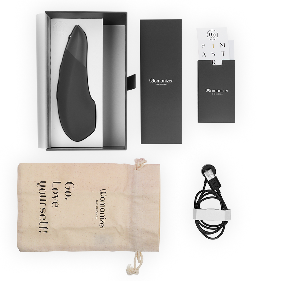 Womanizer Premium Eco – Klitorisstimulator, Schwarz