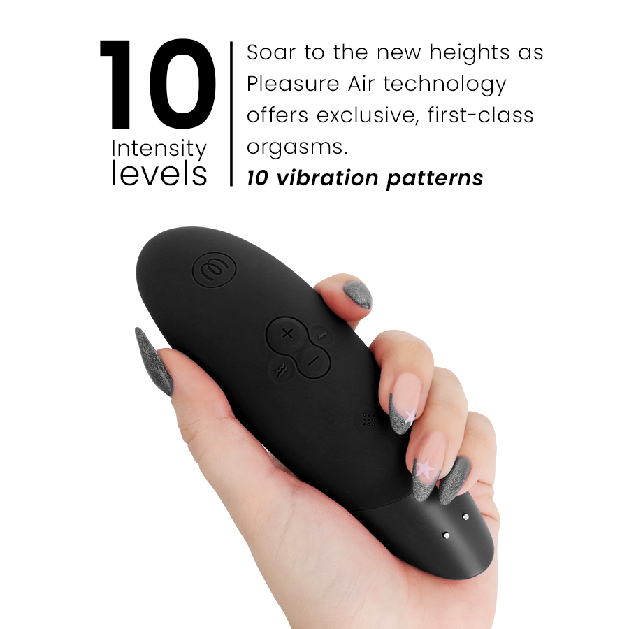 Womanizer Premium Eco – Klitorisstimulator, Schwarz