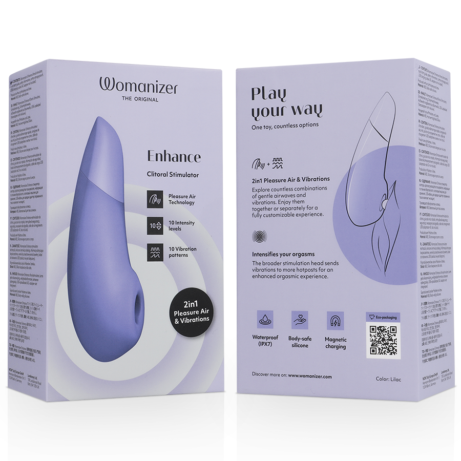 Womanizer Premium Eco – Klitorisstimulator, Lilac