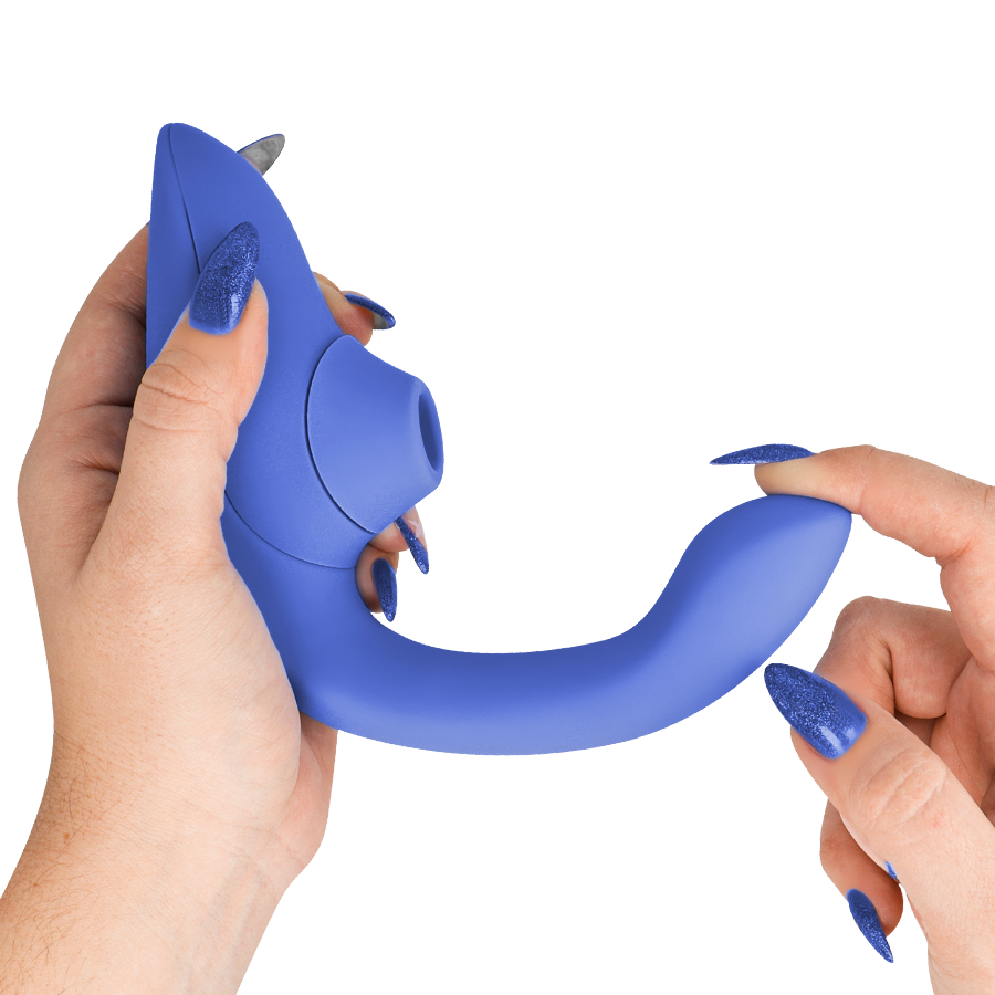 Womanizer Blend Rabbit-Vibrator – Vibrant Blue