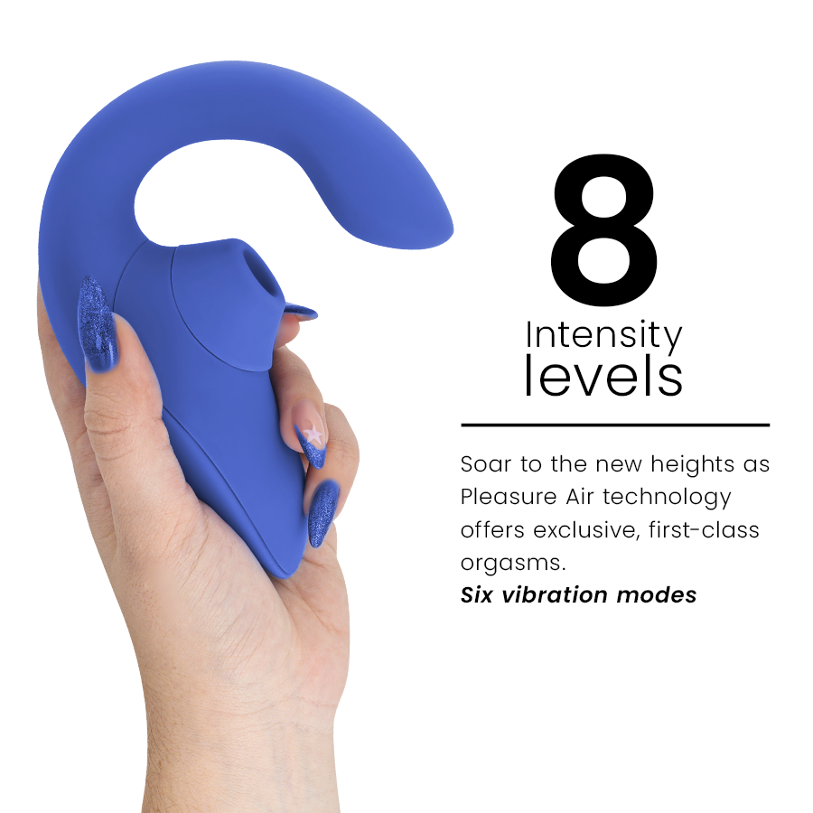 Womanizer Blend Rabbit-Vibrator – Vibrant Blue
