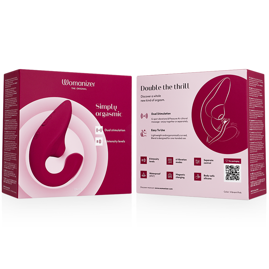 Womanizer Blend Rabbit-Vibrator – Vibrant Pink