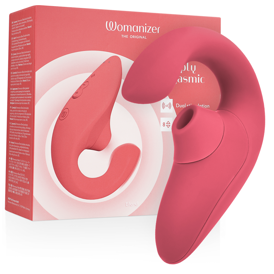 Womanizer Blend Rabbit-Vibrator – Vibrant Rose