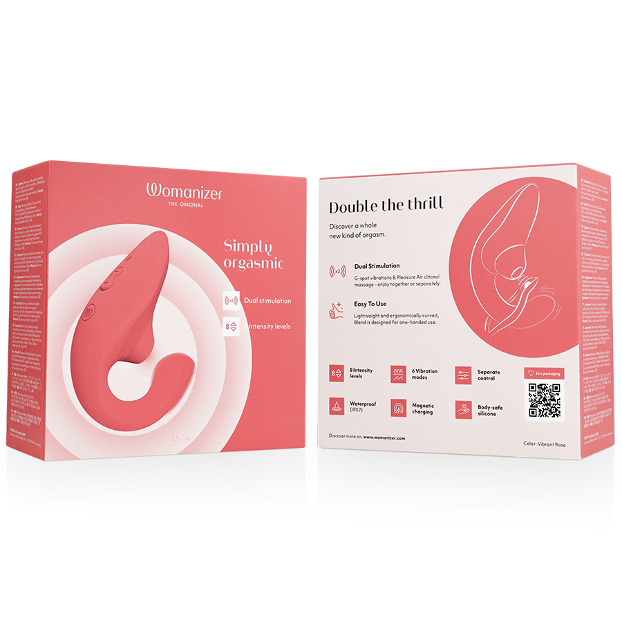 Womanizer Blend Rabbit-Vibrator – Vibrant Rose