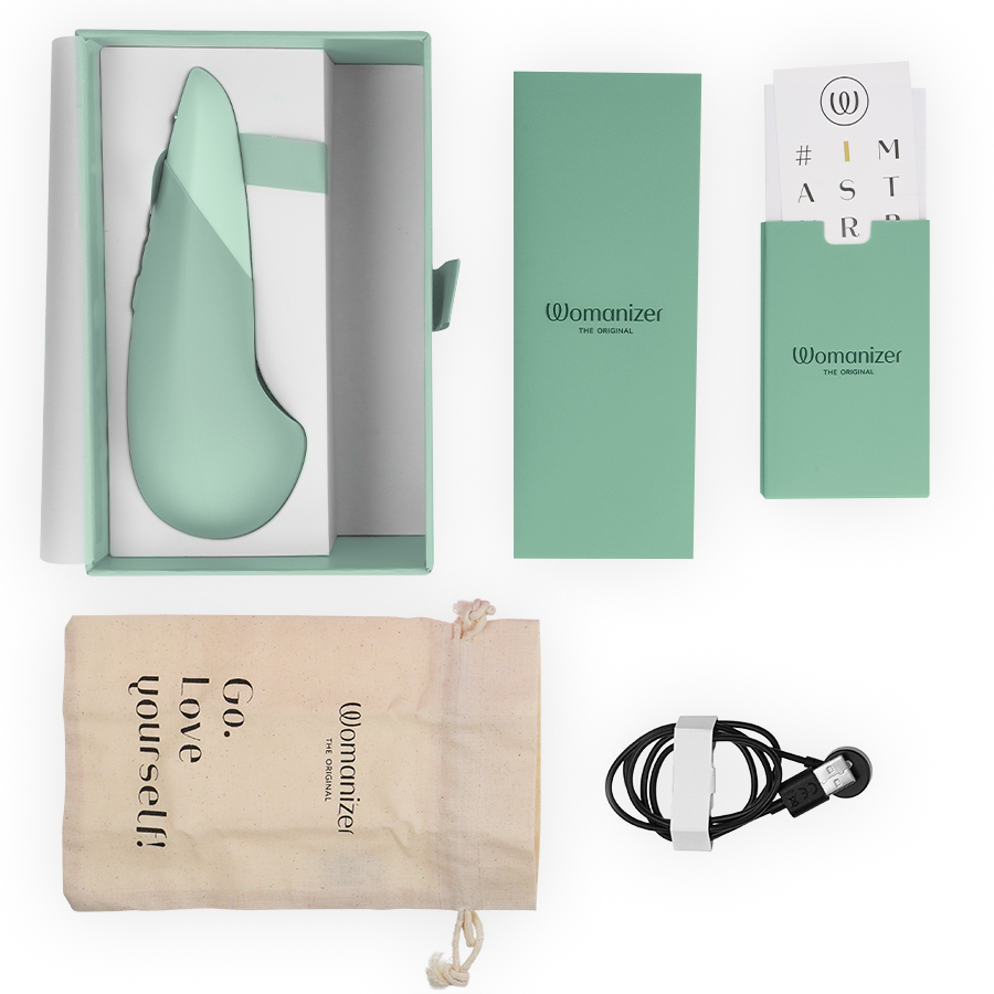 Womanizer Vibe Lay-On Vibrator – Sage, leise