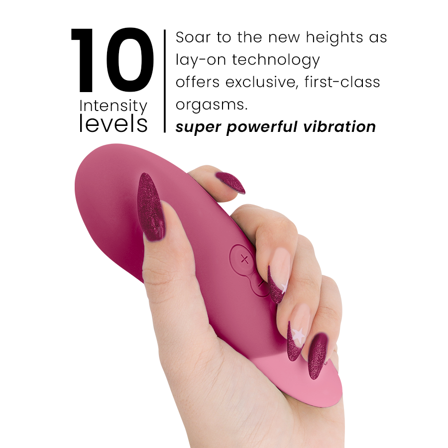 Womanizer Vibe Lay-On Vibrator – Dusky Pink, leise