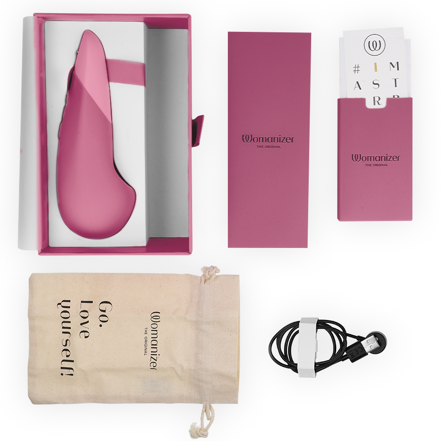 Womanizer Vibe Lay-On Vibrator – Dusky Pink, leise