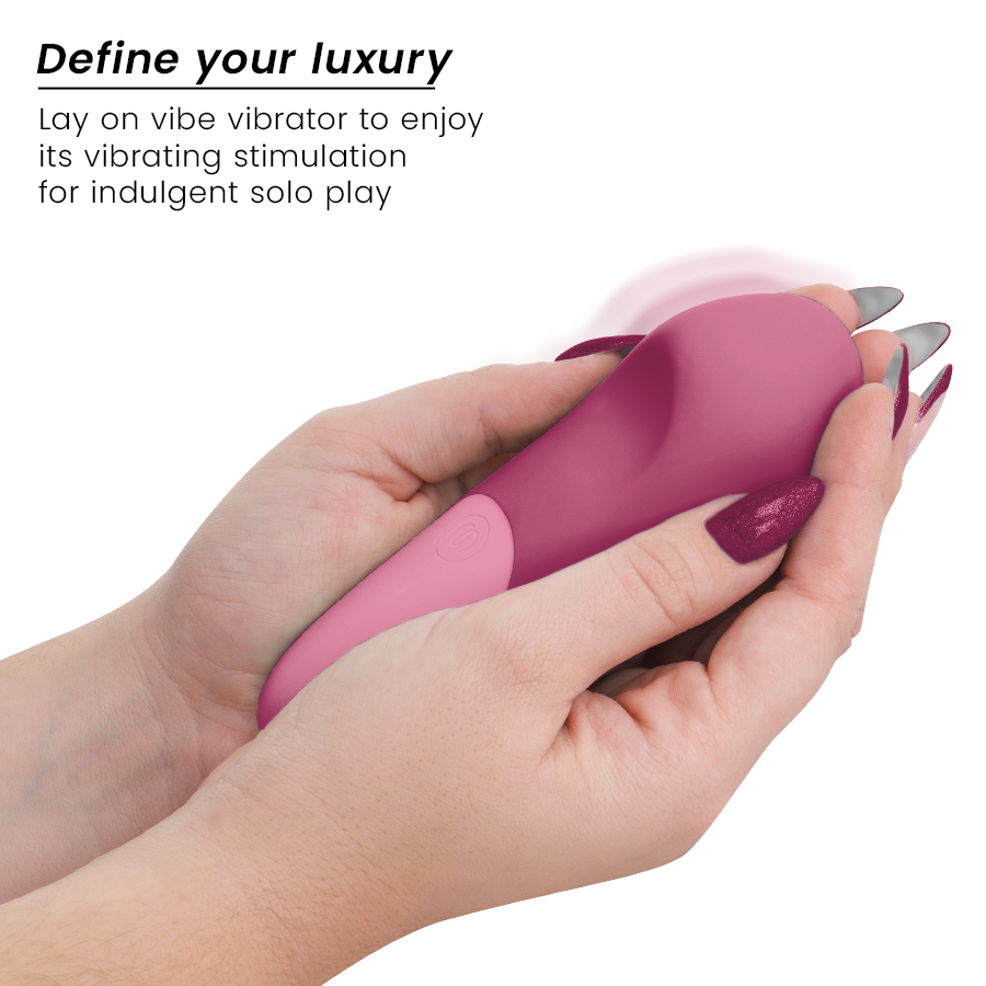 Womanizer Vibe Lay-On Vibrator – Dusky Pink, leise