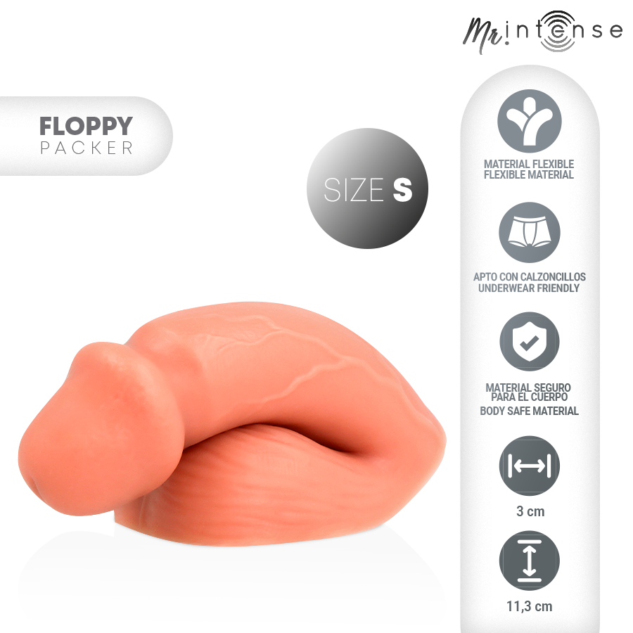 Mr. Intense Floppy Packer – Groesse S, Realistisch