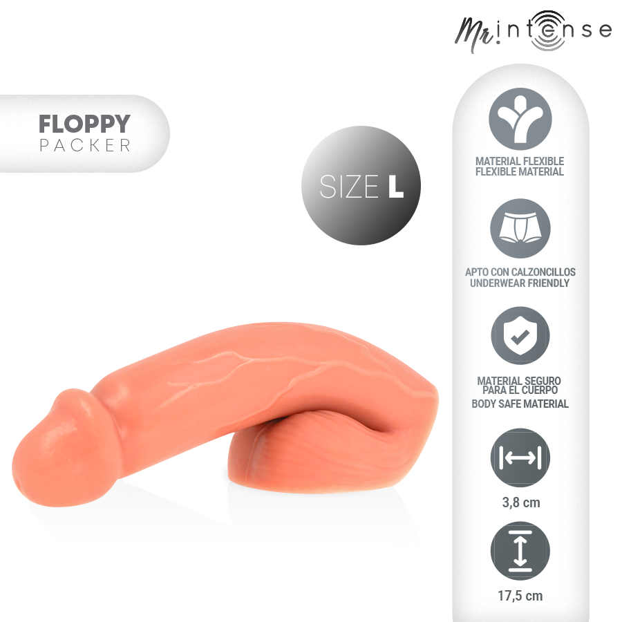 Mr. Intense Floppy Packer – Groesse L, Realistisch