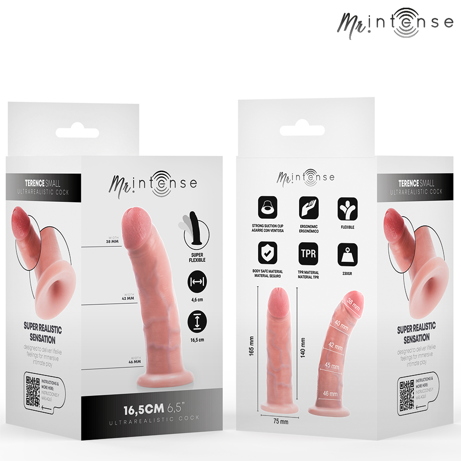 Mr. Intense Terence Dildo – Klein, 16,5 cm, Ø 4,6 cm