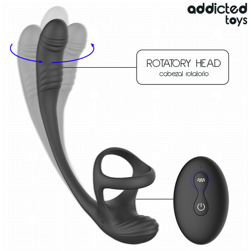 Addicted Toys Analplug – Vibration, 360 Wellung & Hodenstimulation