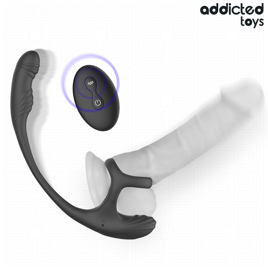 Addicted Toys Analplug – Vibration, 360 Wellung & Hodenstimulation