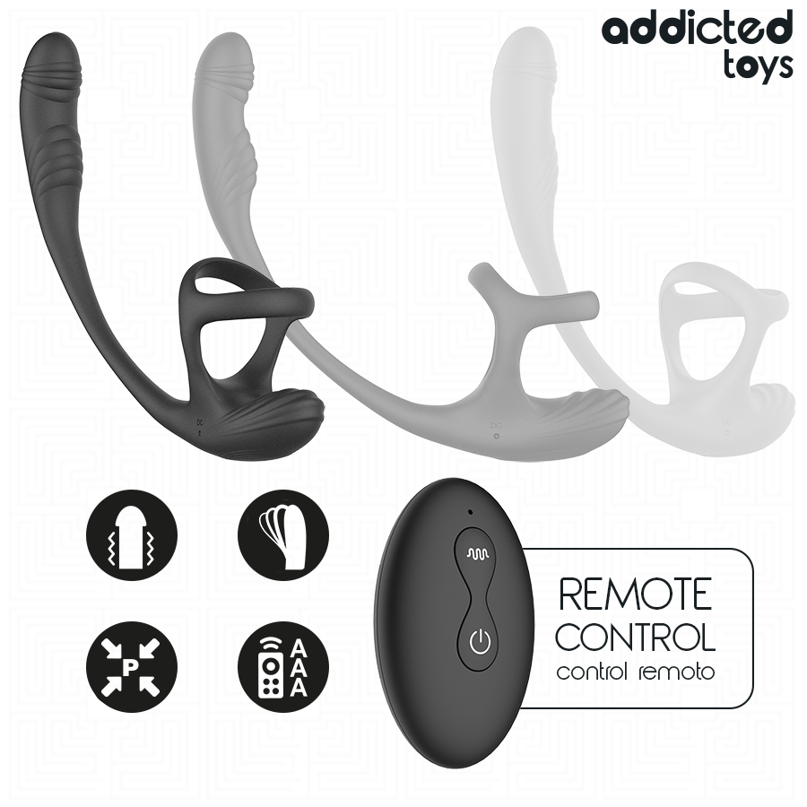 Addicted Toys Analplug – Vibration, 360 Wellung & Hodenstimulation
