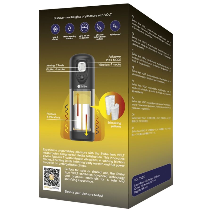 Snail Vibe Ikon Volt Masturbator – Hitze & Reibung