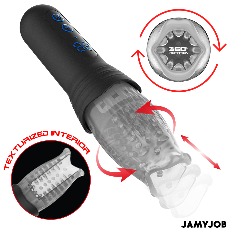JamyJob Blow-R Masturbator – Stoss, Rotation & Saug