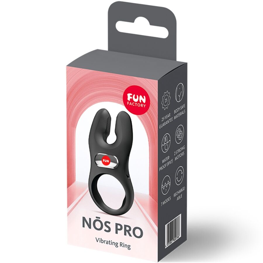 Fun Factory NOS Pro Vibrierender Penisring – Schwarz
