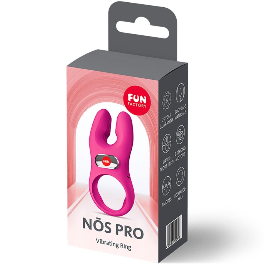 Fun Factory NOS Pro Vibrierender Penisring – Magenta