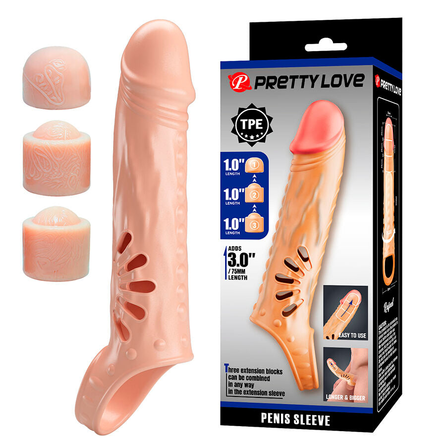 Pretty Love Penishuelse mit Verlaengerungen