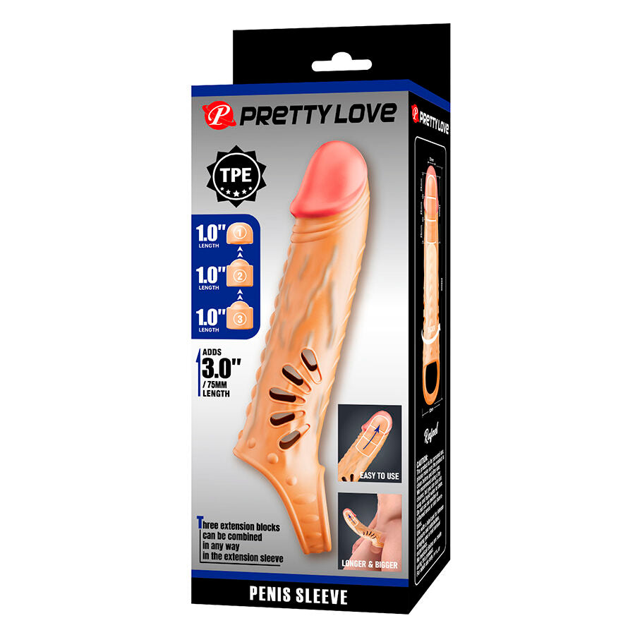 Pretty Love Penishuelse mit Verlaengerungen
