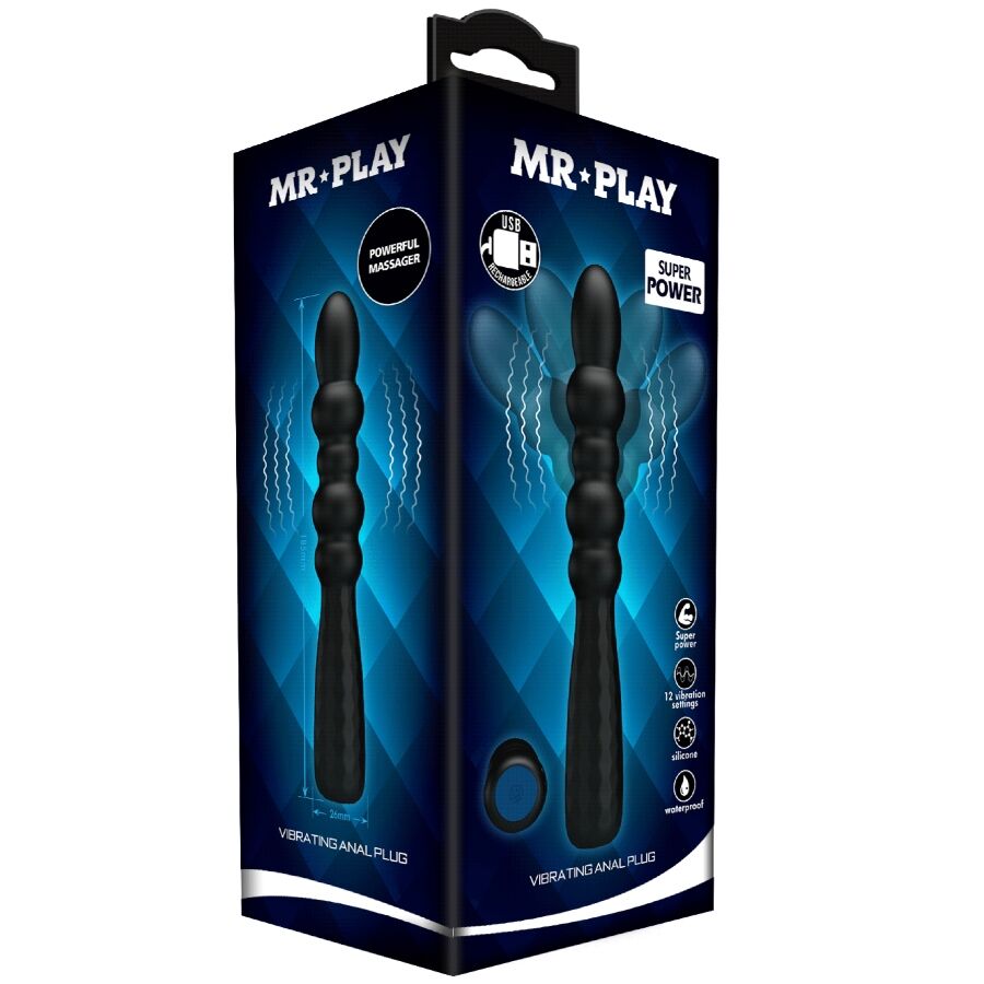 Mr. Play Flexibler Vibrierender Analplug