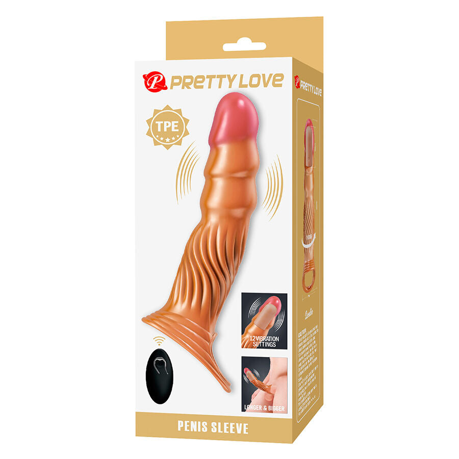 Pretty Love Strukturierte Penishuelse – Vibration & FB