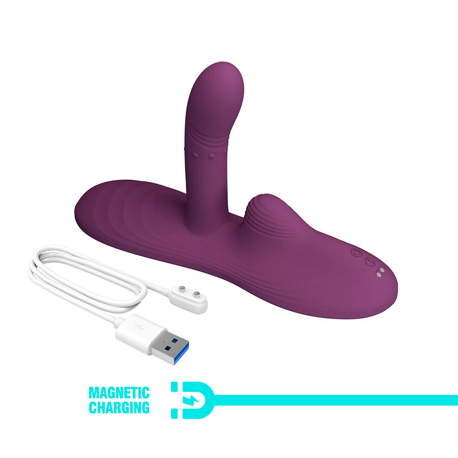 Pretty Love Luka Sitzvibrator – Waerme & Fernbedienung