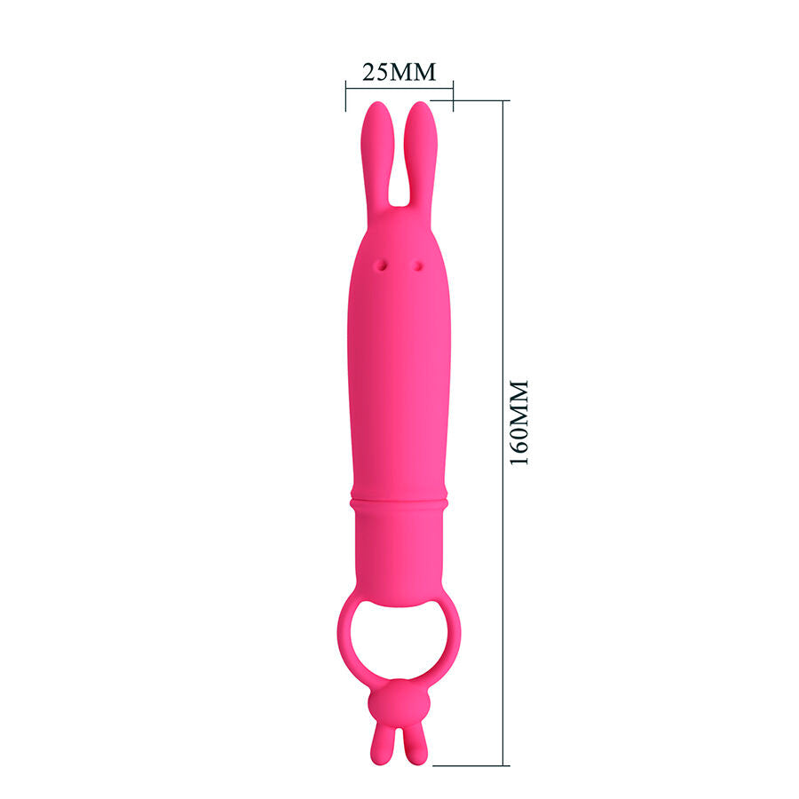 Pretty Love Delia Rabbit-Vibrator mit Widerstandsring