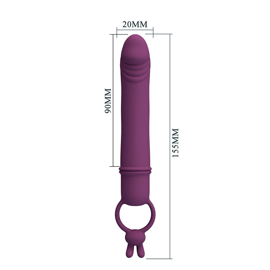 Pretty Love Cora Vibrator Penisform mit Widerstandsring