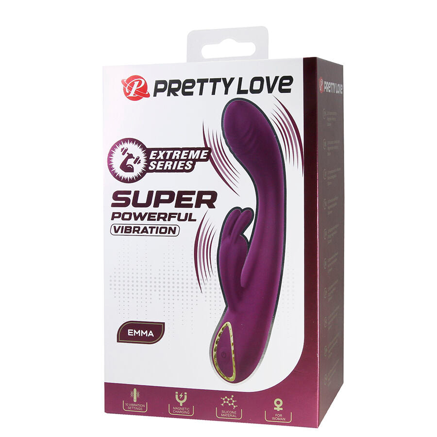Pretty Love Emma Rabbit-Vibrator mit Stimulator – Lila