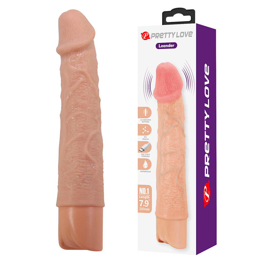 Pretty Love Leander Flexibler Realistischer Vibrator