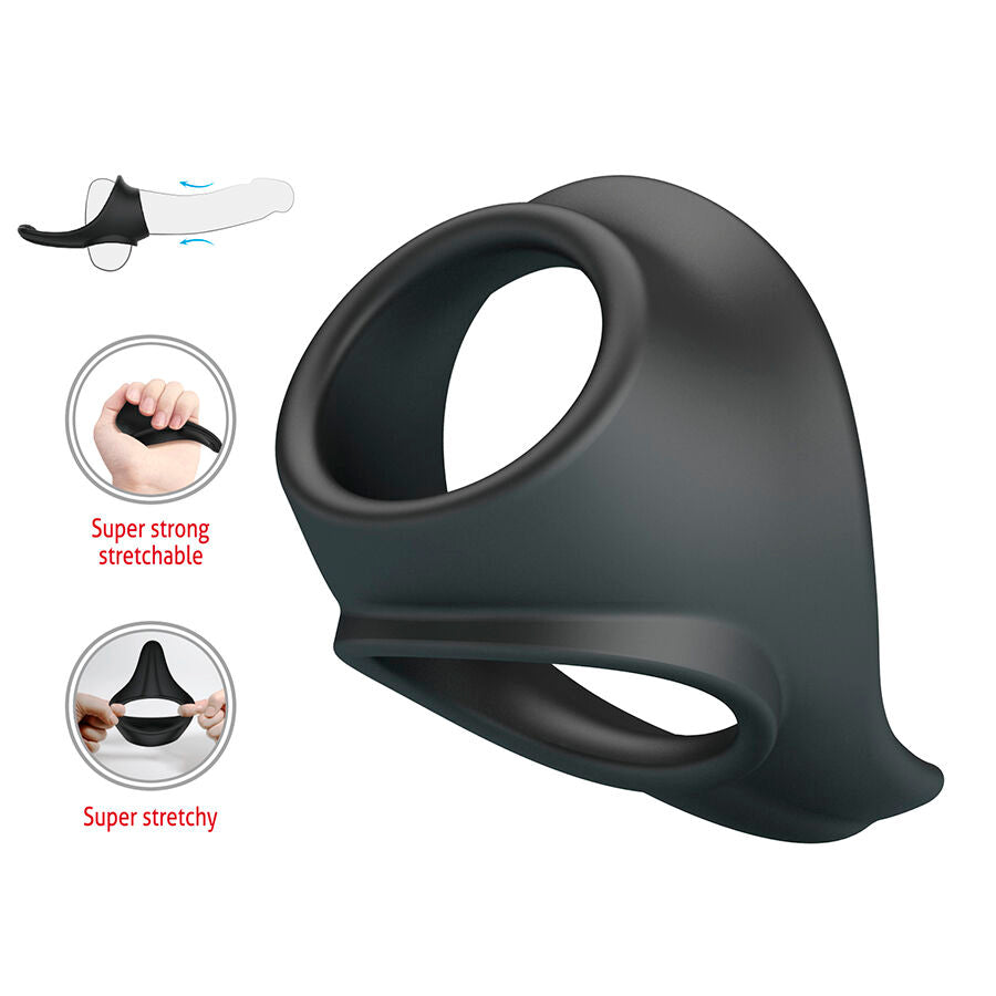 Crazy Bull Zadok – Ergonomischer Ring mit Perinealstimulator