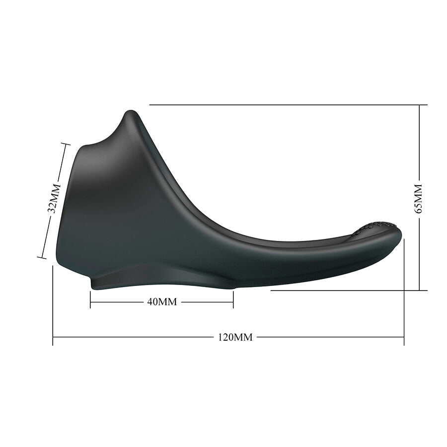Crazy Bull Zadok – Ergonomischer Ring mit Perinealstimulator