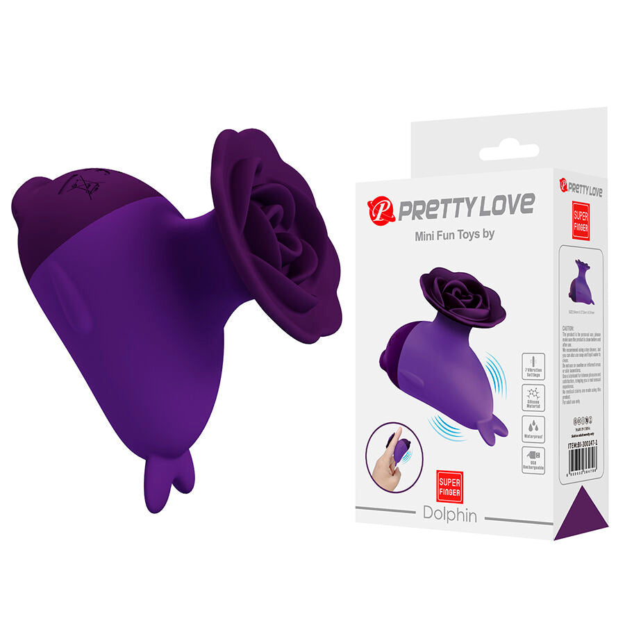 Pretty Love Dolphin Mini-Vibrator mit Clip