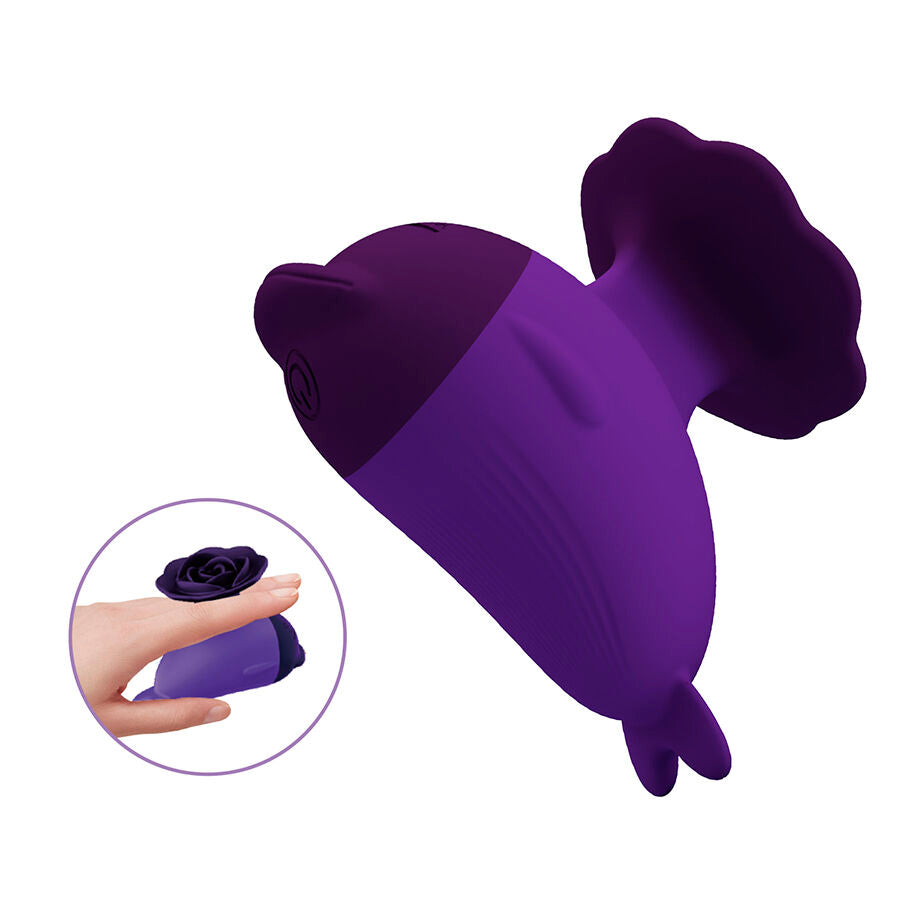 Pretty Love Dolphin Mini-Vibrator mit Clip
