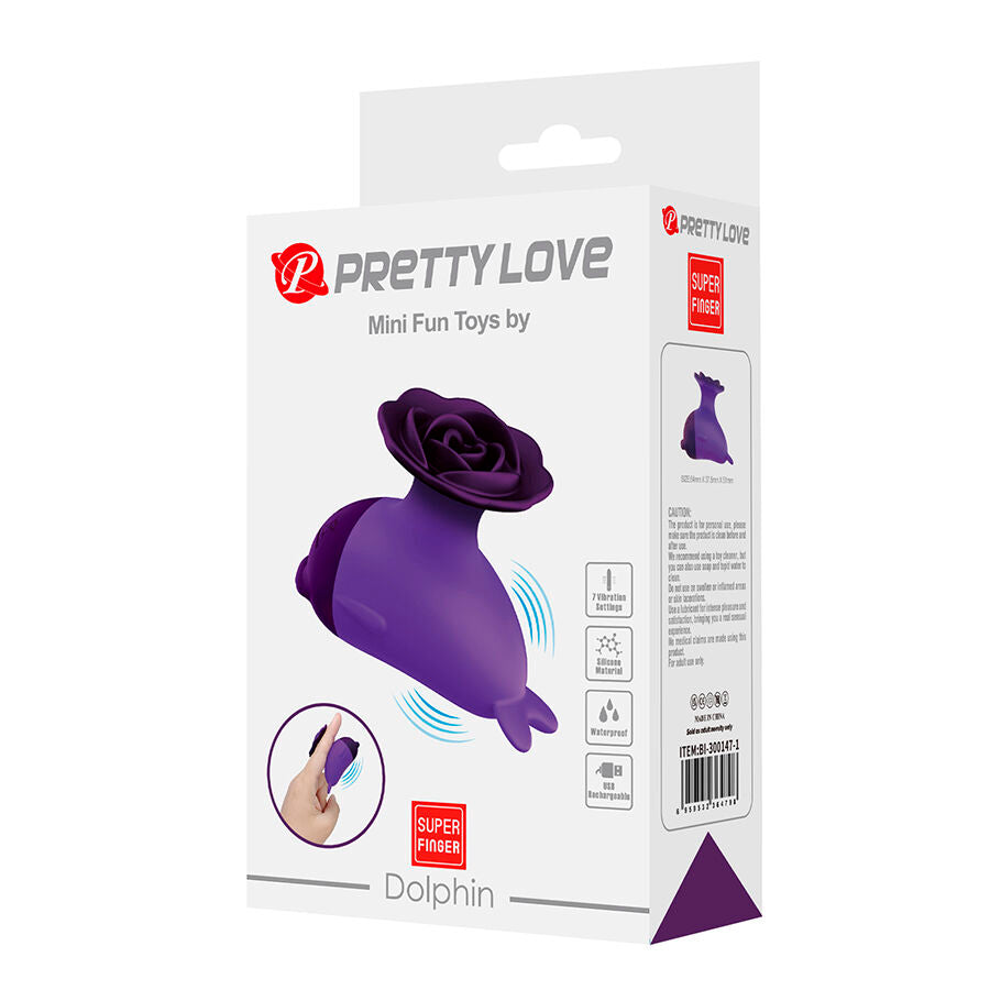 Pretty Love Dolphin Mini-Vibrator mit Clip