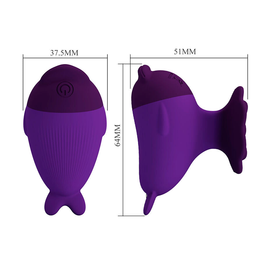 Pretty Love Dolphin Mini-Vibrator mit Clip