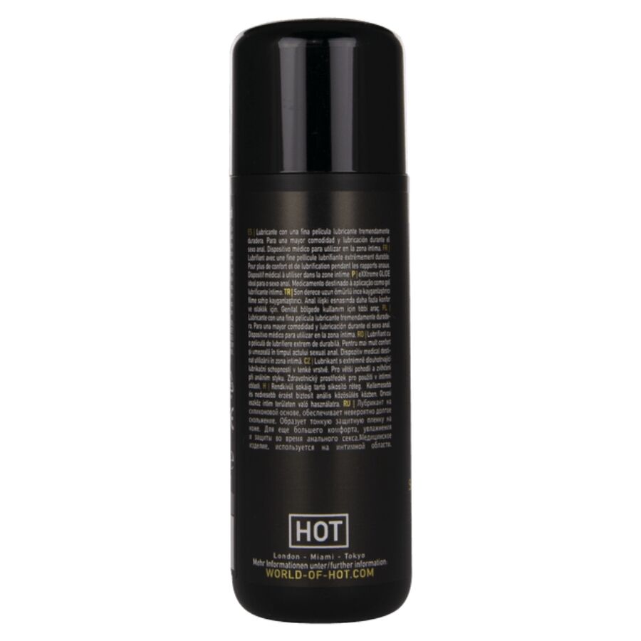 HOT - EXTRA GLEITENDES SILIKONBASIERTES GLEITMITTEL + KOMFORTÖL A+ 50 ML